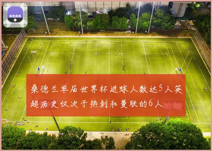 桑德兰单届世界杯进球人数达5人英超历史仅次于热刺和曼联的6人
